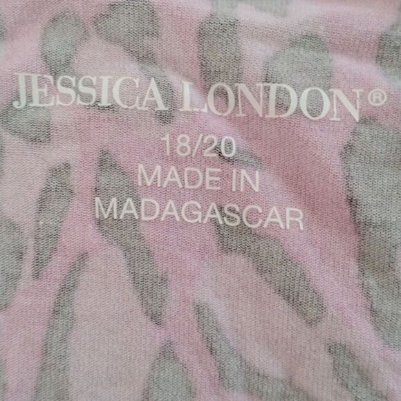 Jessica London Animal Print Tunic - Picture 6 of 9